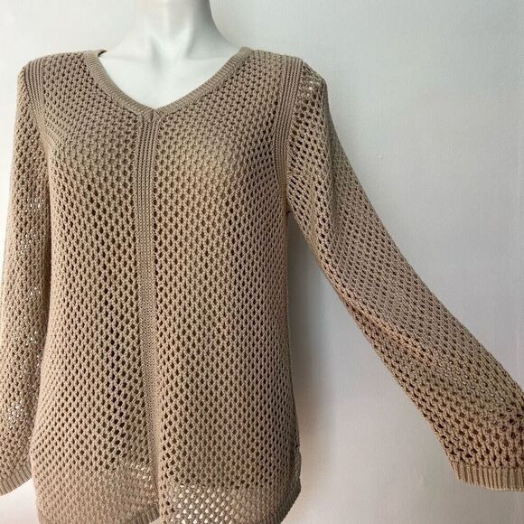 Croft & Barrow Open Knit Sweater - Picture 3 of 9